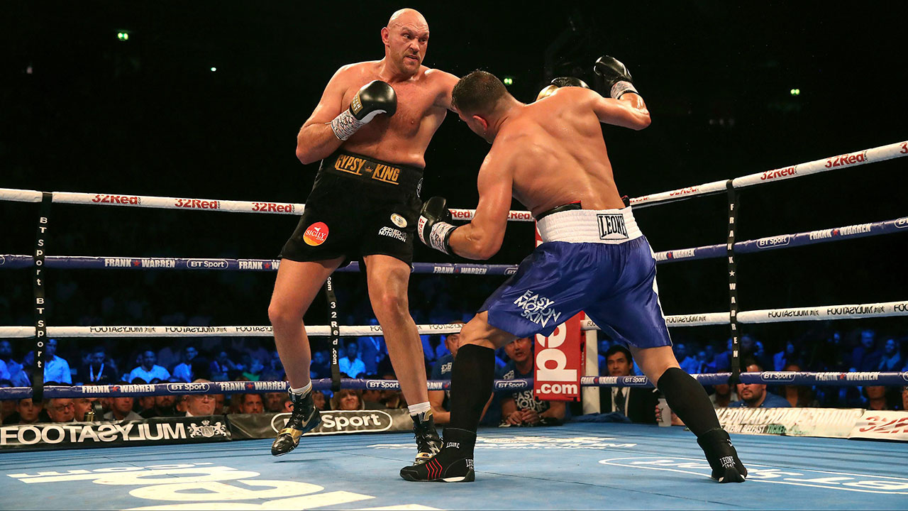 Tyson-Fury-punches-Sefer-Seferi-heavyweight-boxing-fight