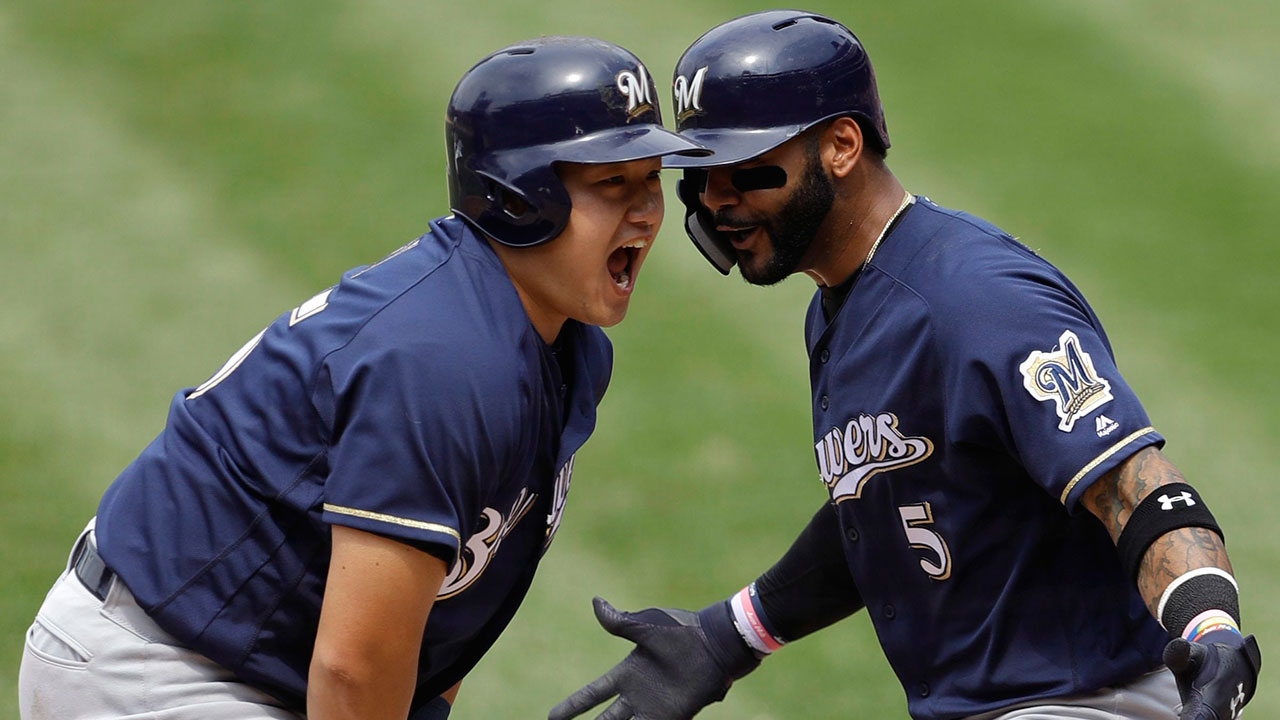 ji_man_choi_celebrates_his_pinch_hit_grand_slam