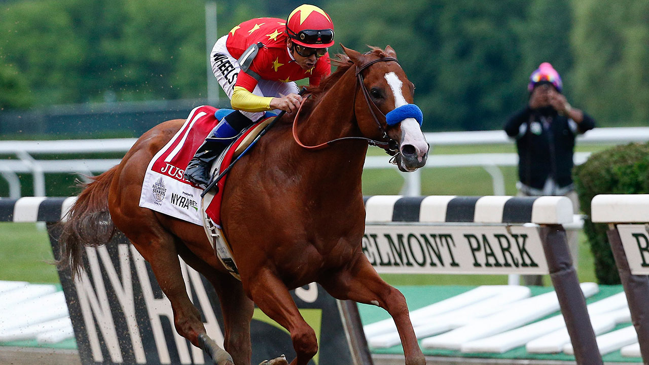 justify_races_to_the_finish_line_belmont_stakes
