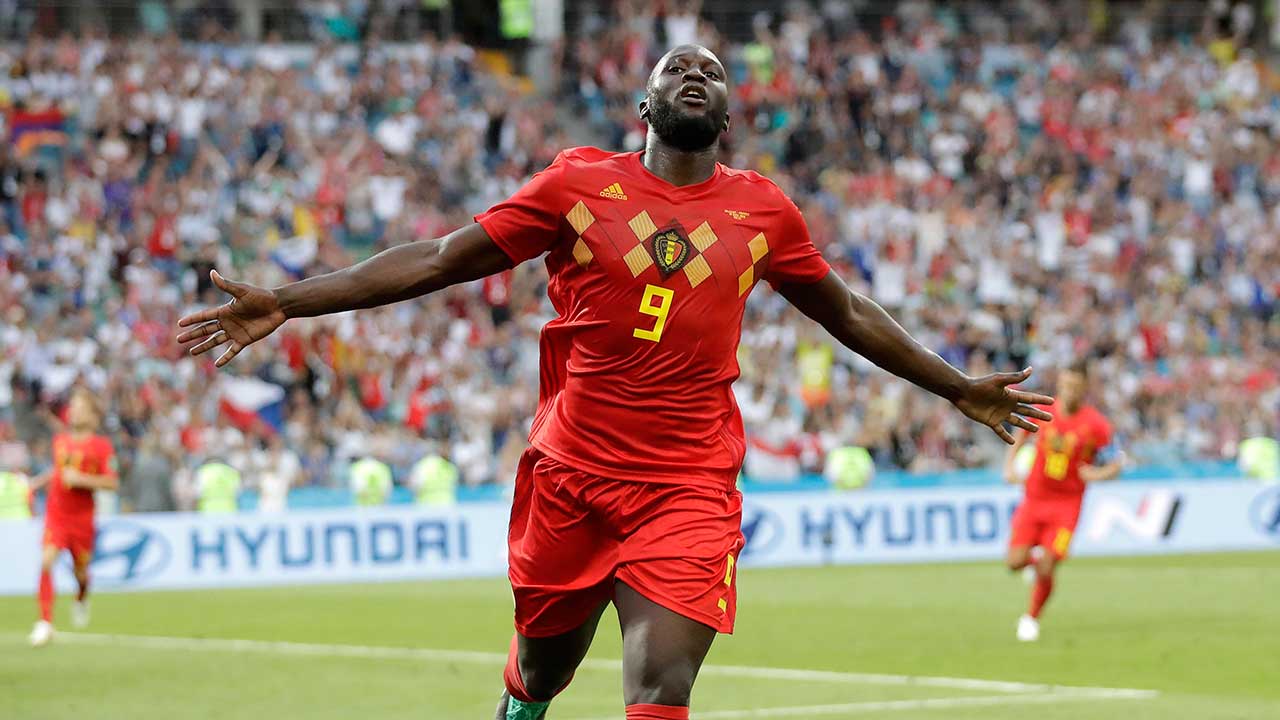Belgium's Romelu Lukaku. (Matthias Schrader/AP)
