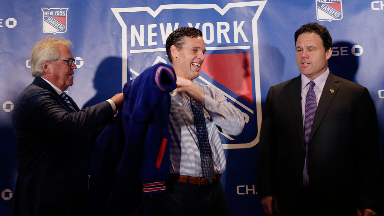 NHL-Rangers-head-coach-David-Quinn-at-introductory-press-conference