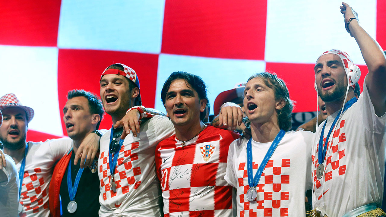 CROATIA  WORLD CUP 2018 SUBBUTEO TOP SPIN TEAM 