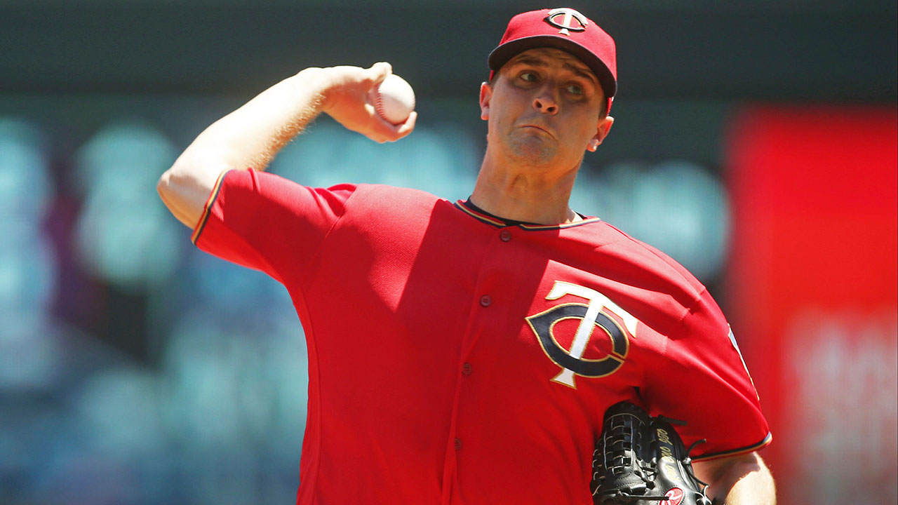 Jake Odorizzi, pictured as a member of the Minnesota Twins. (Jim Mone/AP)