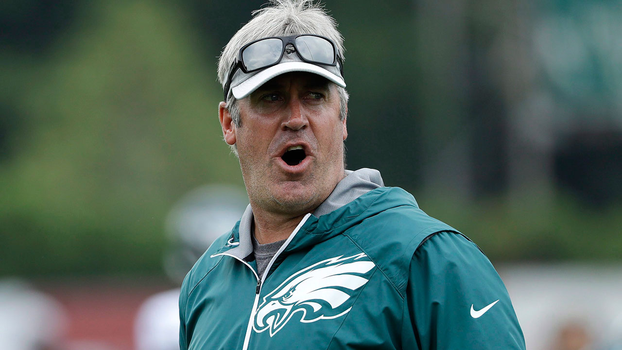 NFL-Eagles-coach-Doug-Pederson-at-training-camp