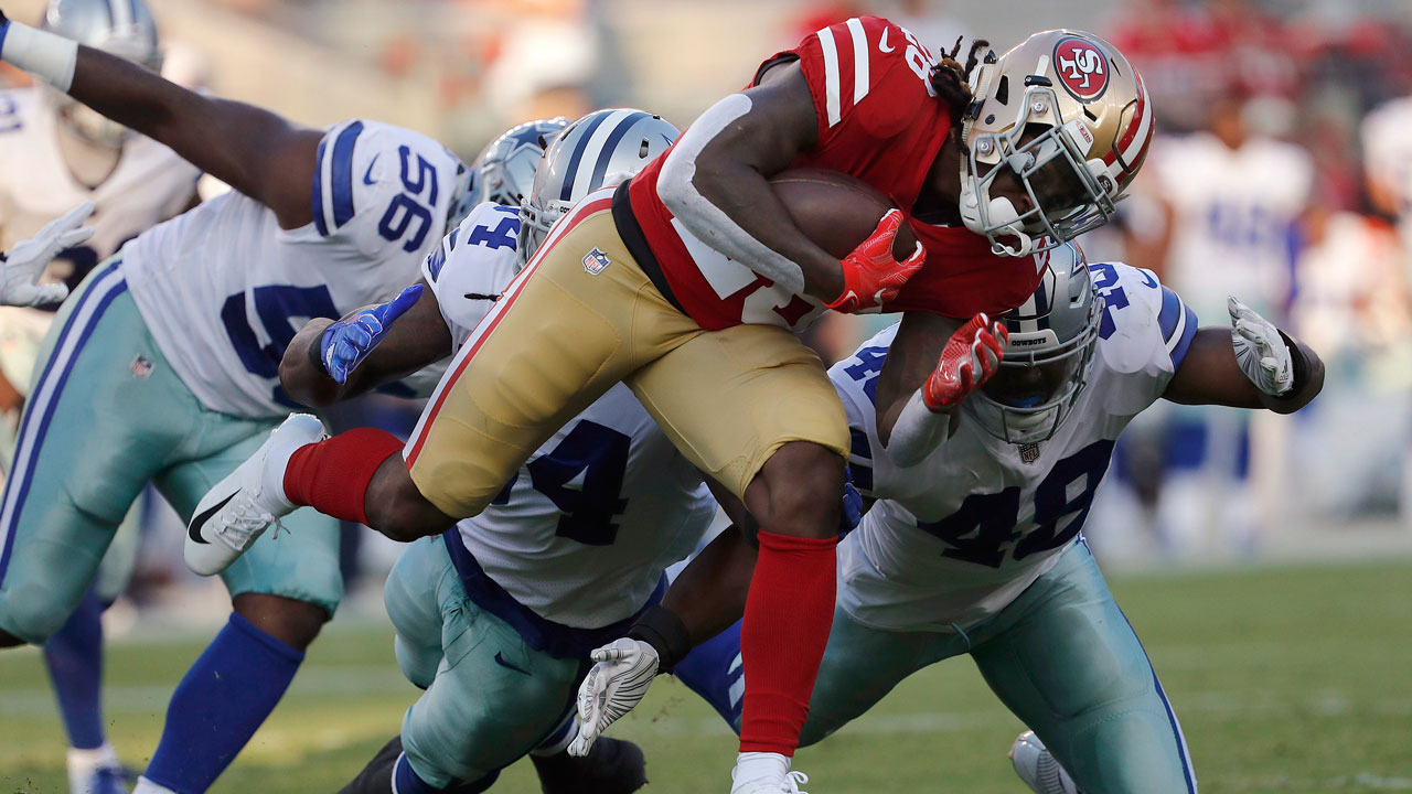 San Francisco 49ers running back Jerick McKinnon. (Josie Lepe/AP)