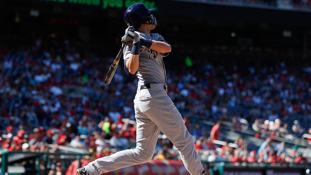 MLB-Brewers-Yelich-hits-grand-slam-against-Nationals