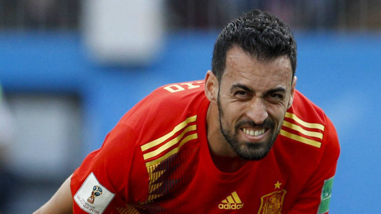 Spain's Sergio Busquets. (Victor R. Caivano/AP)