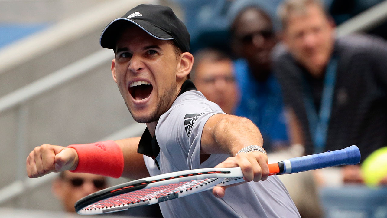 Tennis-Thiem-reacts-after-U.S.-Open-win