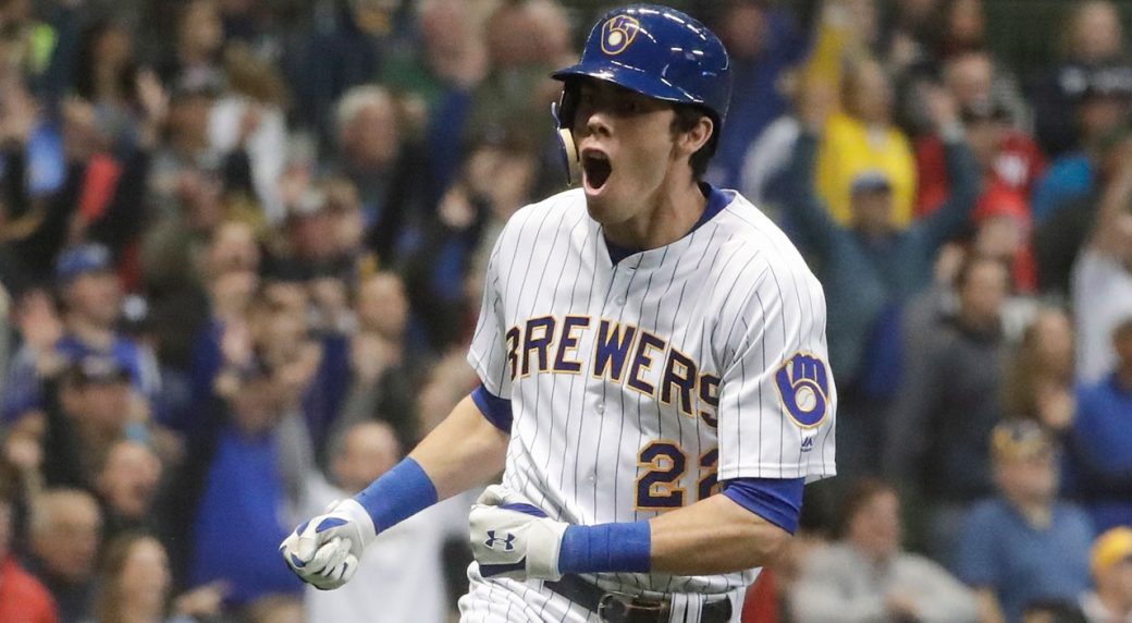 yelich brewers jersey