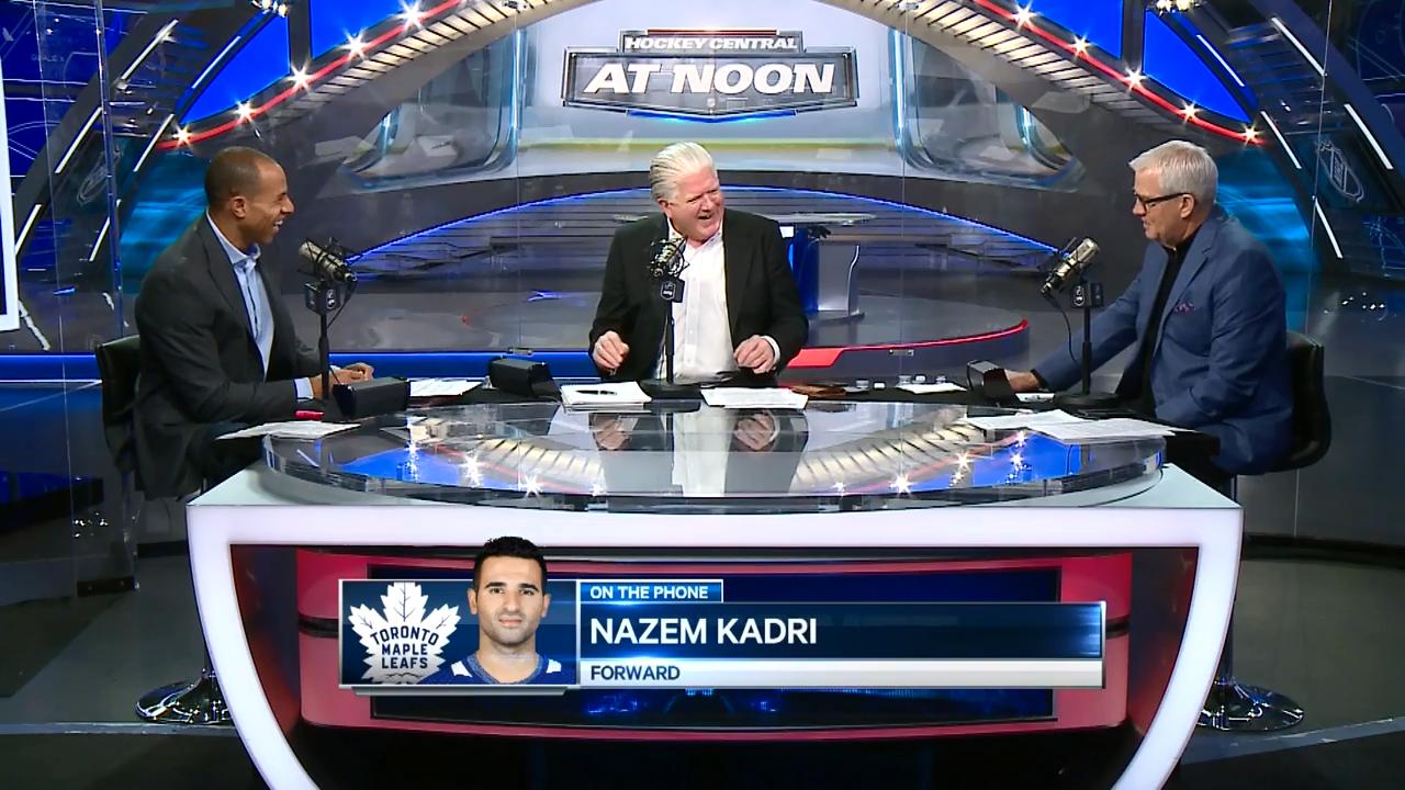 Kadri's dad told Burke he could punch his son if a