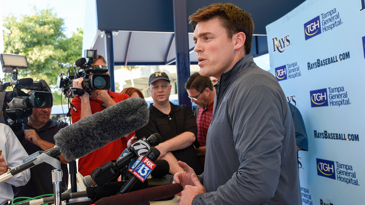 Tampa Bay GM Erik Neander voted MLB Executive of the Year