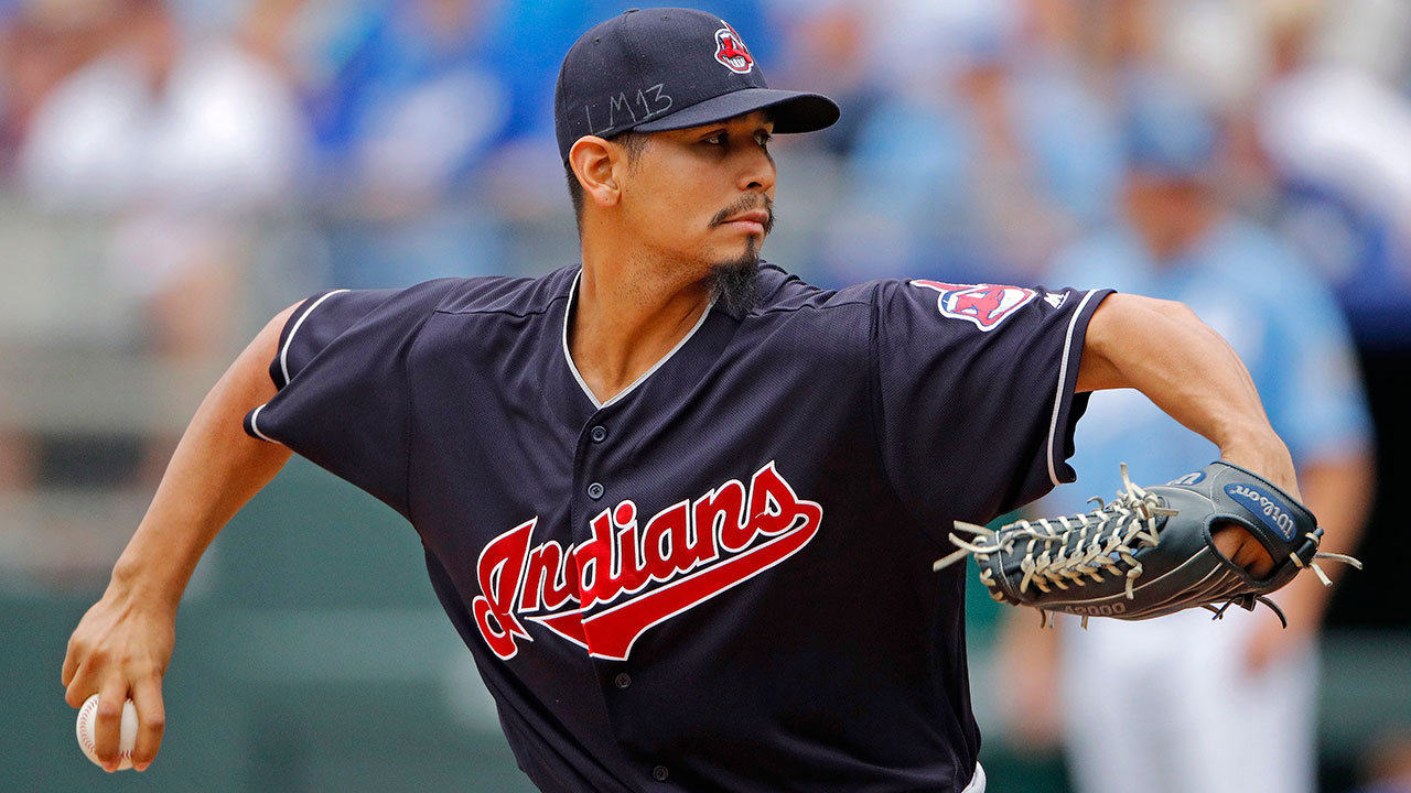 MLB-Indians-pitcher-Carlos-Carrasco-throws-against-Royals