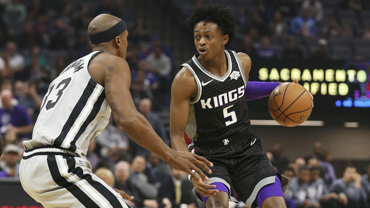 Kings-DeAaron-Fox-Spurs-Dante-Cunningham