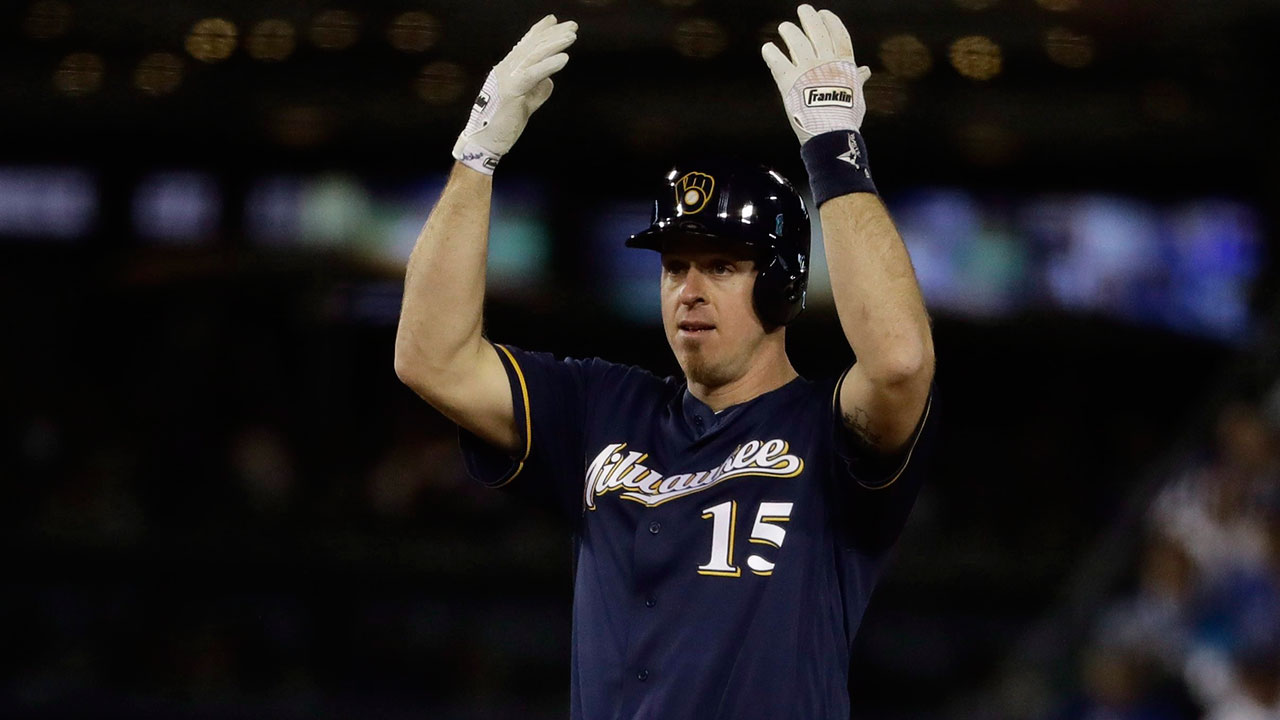 MLB-Brewers-Kratz-reacts-after-hit
