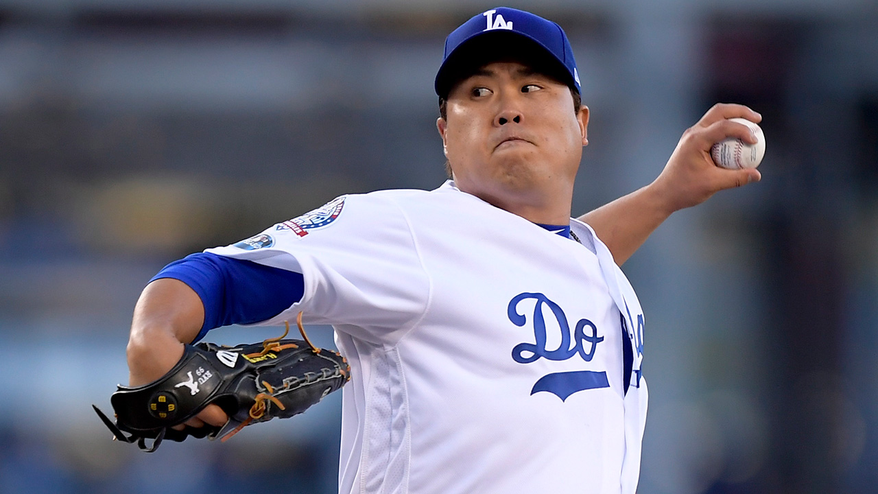 MLB-Dodgers-Ryu-pitching