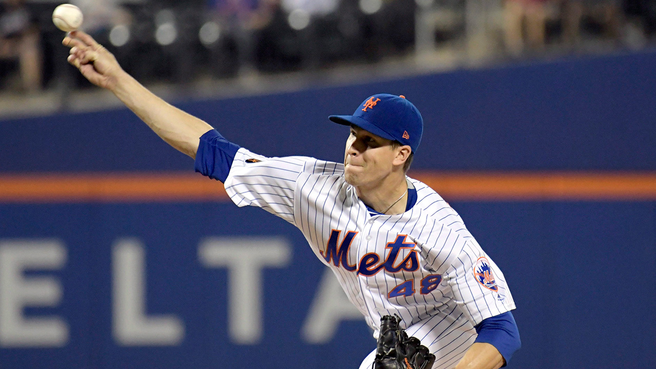 New York Mets pitcher Jacob deGrom. (Bill Kostroun/AP)
