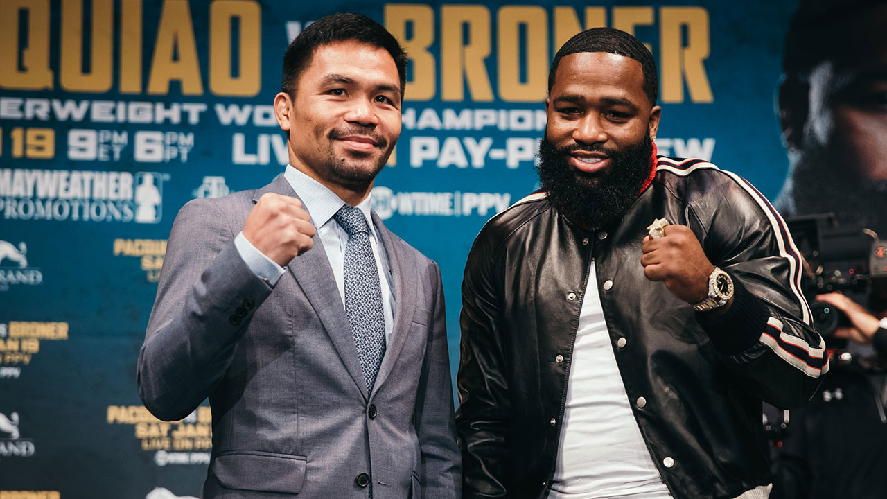 Manny-Pacquiao-Adrien-Broner-pose-for-photos-at-press-conference