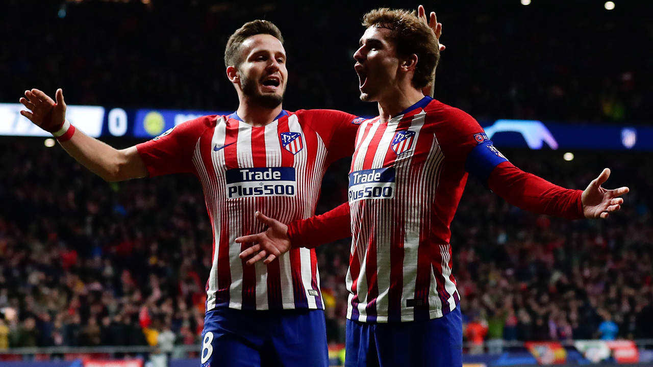 Soccer-Atletico-Griezmann-celebrates-after-scoring