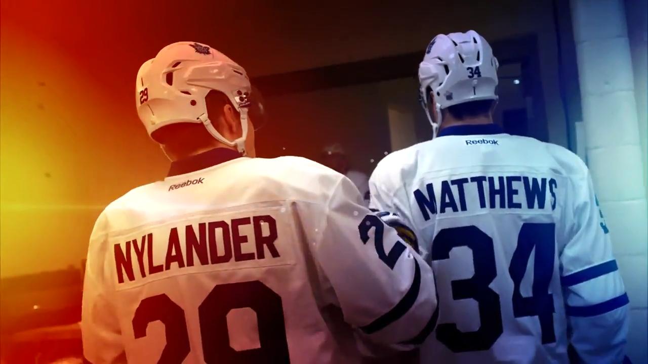 YOUTH-NWT-S/M MATTHEW KNIES TORONTO MAPLE LEAFS ROAD REEBOK NHL