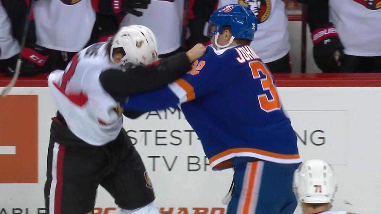 Isles And Sens Exchange Punches, Not Presents