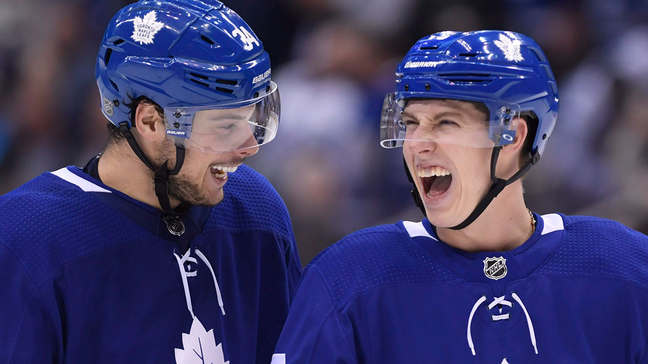 Auston_Matthews_Mitch_Marner_Share_A_Laugh_Toronto_Maple_Leafs