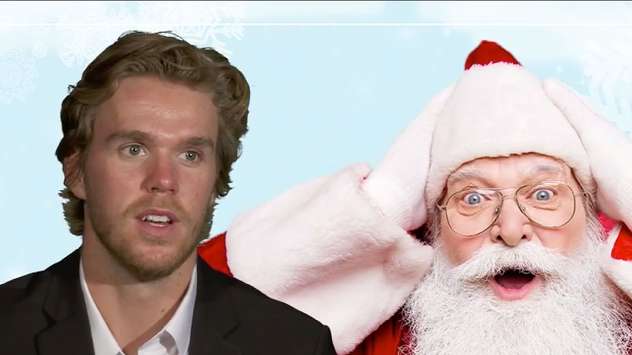 NHL players have fun with their favourite Christma