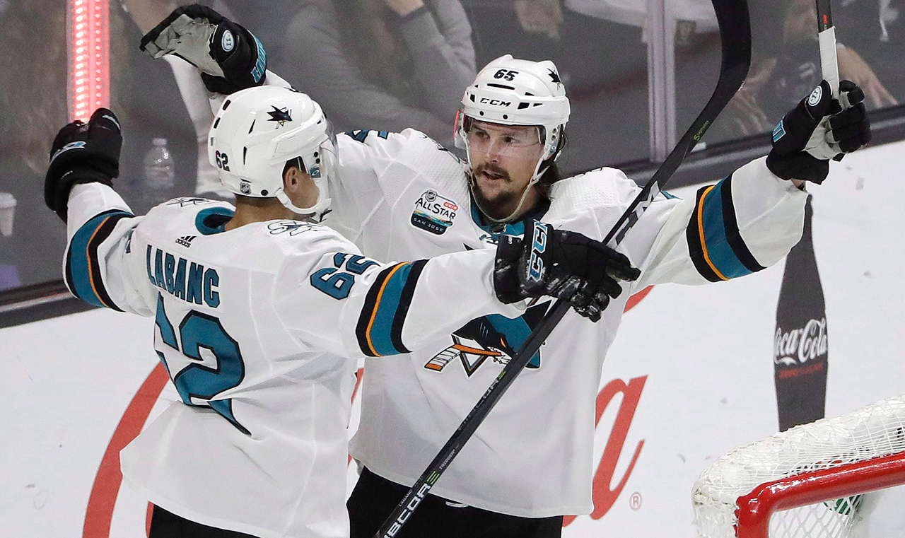 Beware of snapping Hertls. Sharks's double OT win takes Vegas back to The Tank