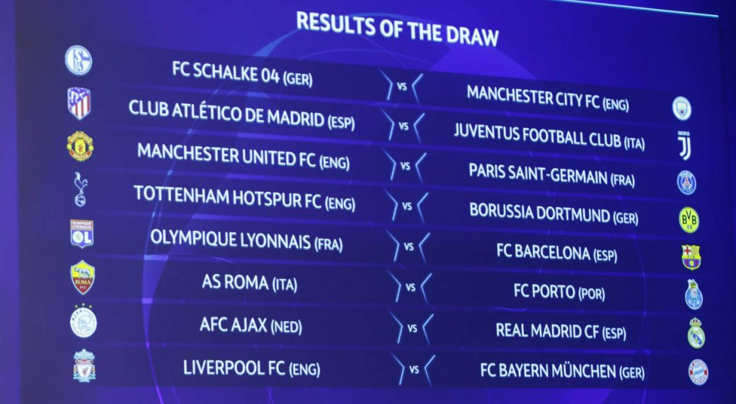 drawing champions league 2018