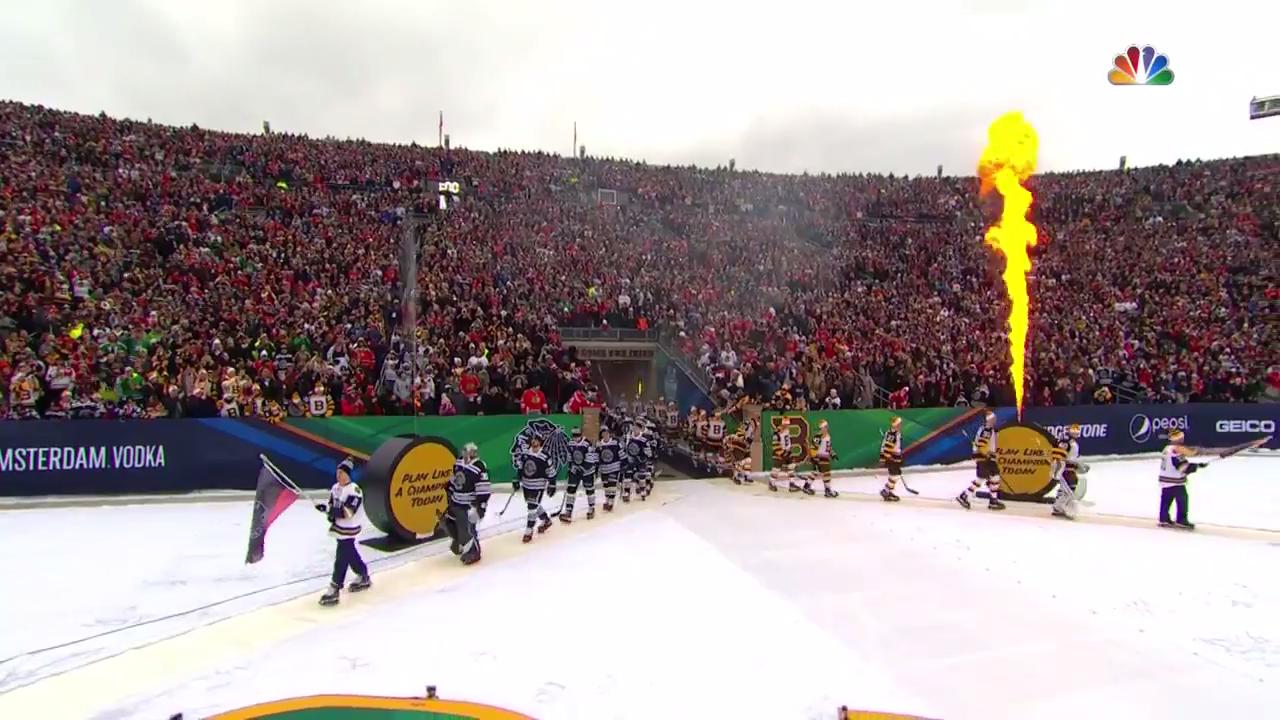 2019 NHL Winter Classic: Notre Dame Stadium apparently ran out of food and  beer midway through Blackhawks-Bruins 