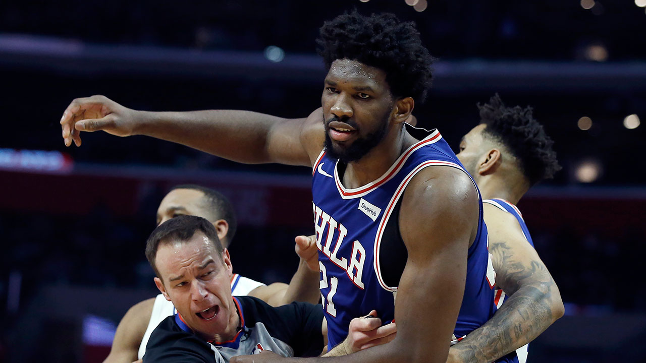 Joel_Embiid_Held_Back_Against_Clippers_76ers