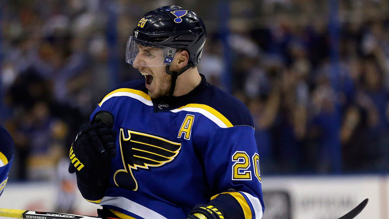 NHL-Blues-Steen-celebrates-goal