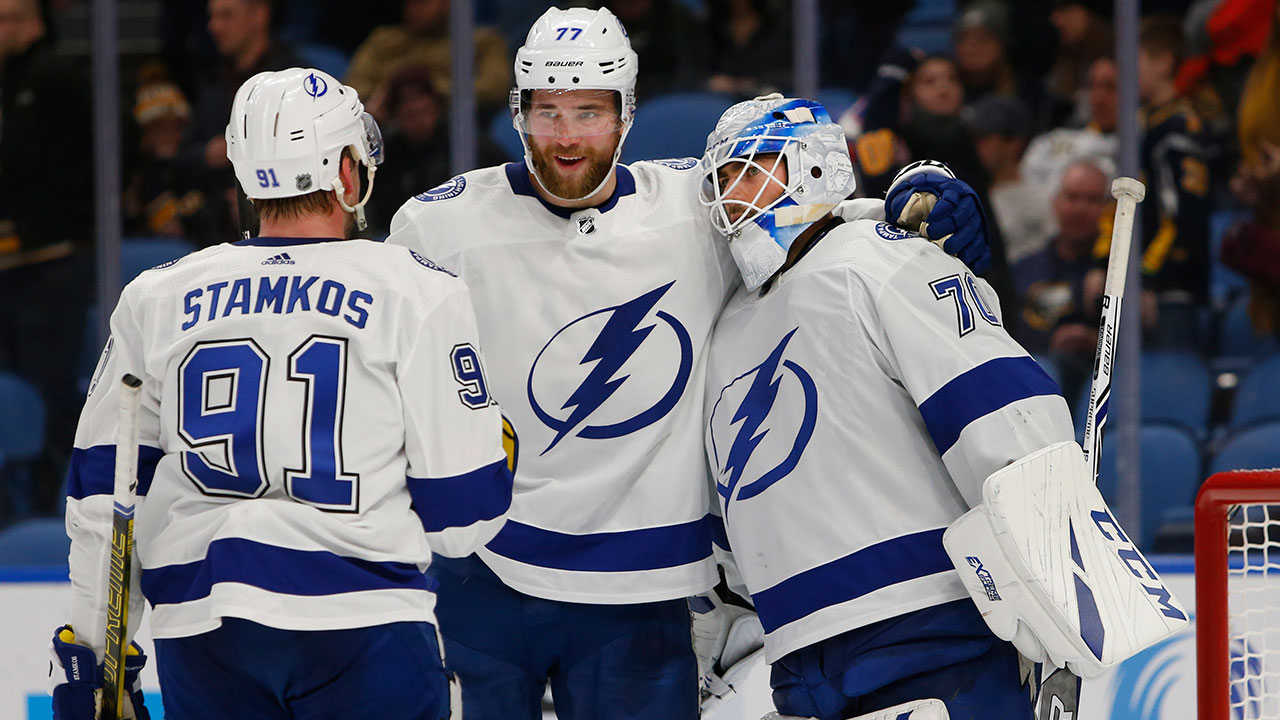 NHL-Lightning-Stamkos-celebrates-win-with-teammates