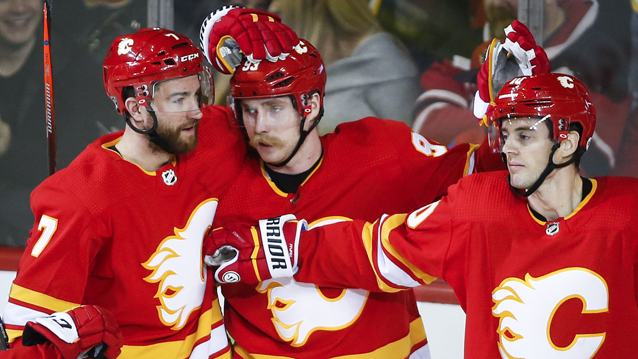 Sam Bennett scores twice as Flames beat Red Wings 