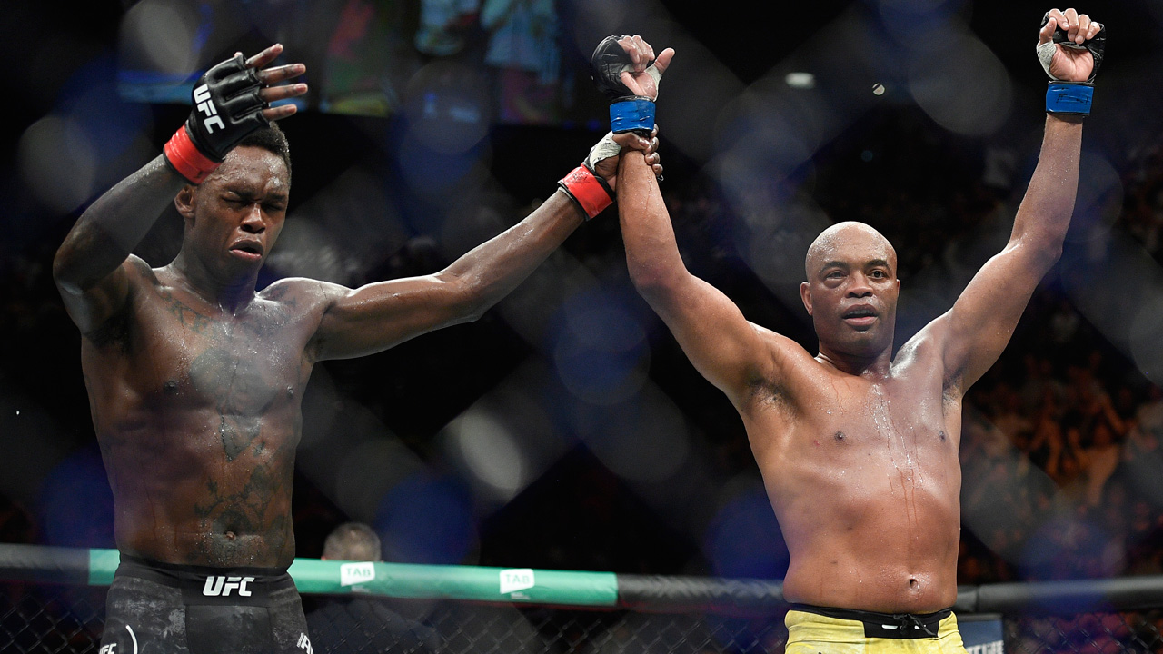 Israel-Adesanya-Anderson-Silva-react-after-ufc-234-main-event