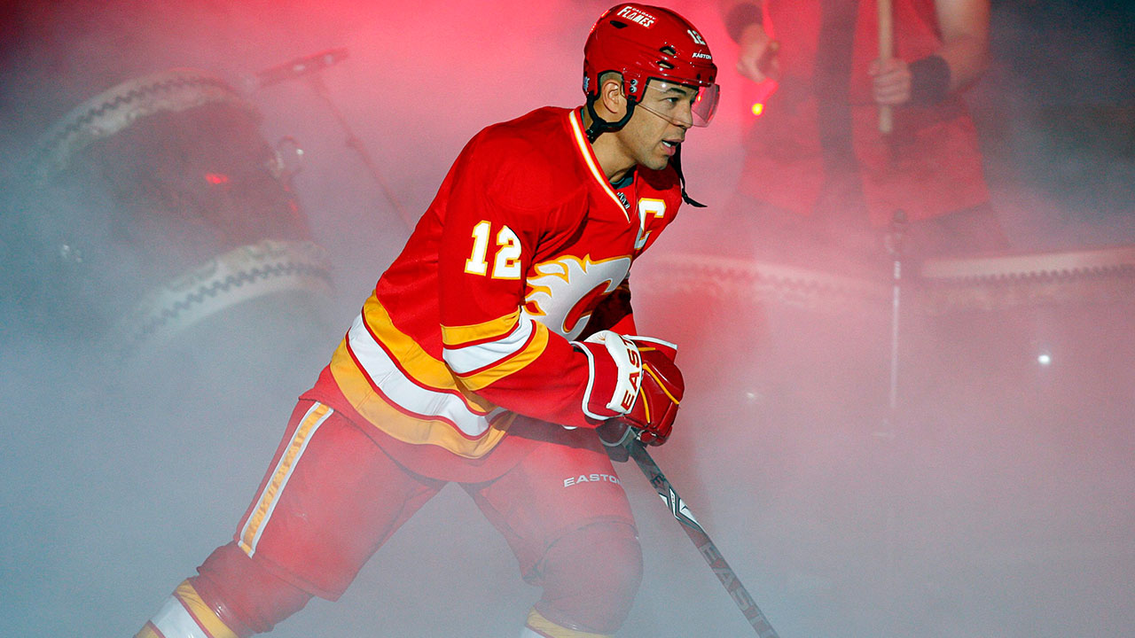 iginla jersey flames