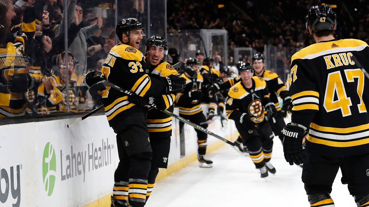 Bruins become second Eastern Conference club to cl