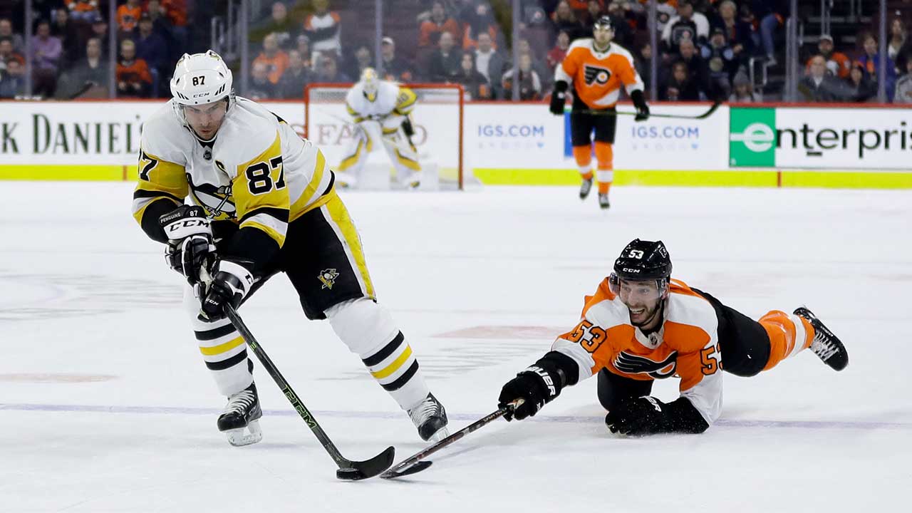 Matt Murray, Sidney Crosby lead Penguins past Flye