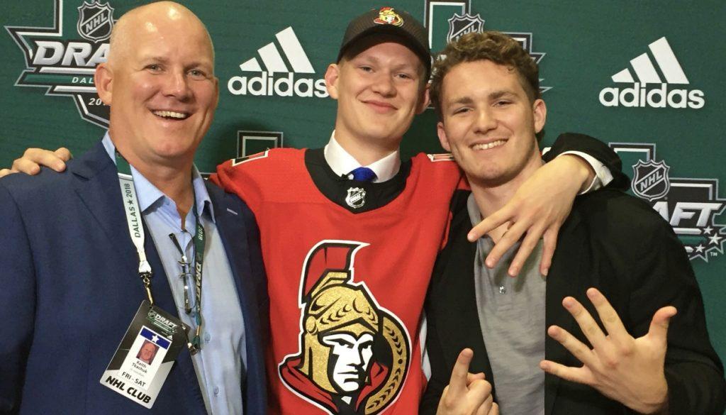 Brady Tkachuk excited to form divisional rivalry with brother Matthew