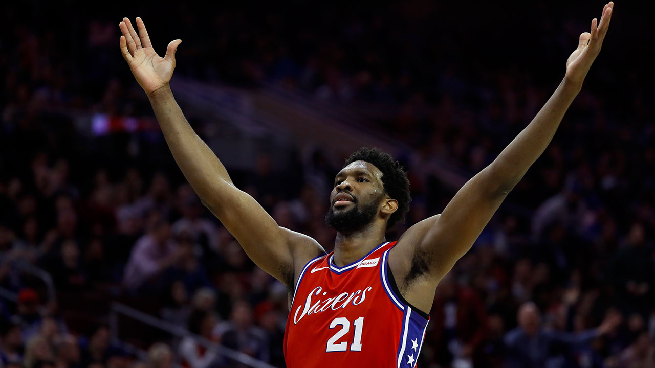 NBA-76ers-Embiid-celebrates-after-scoring