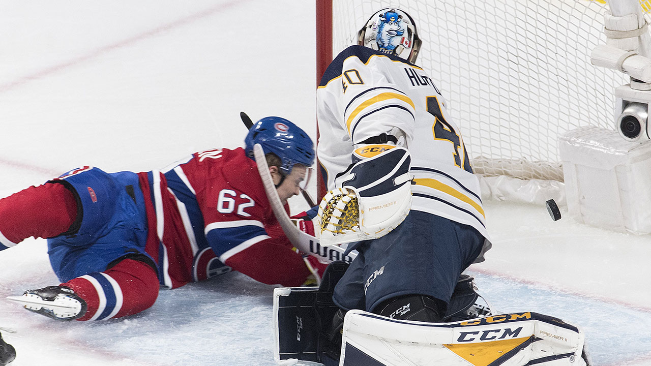 Three-For-All. Canadiens' Forwards Rack Up The Points In Rout Of Sabres