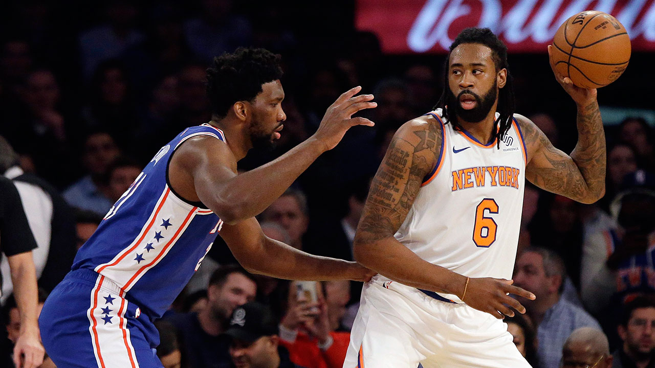 Knicks Centre Deandre Jordan Remains Out With An Ankle Injury Sportsnet Ca