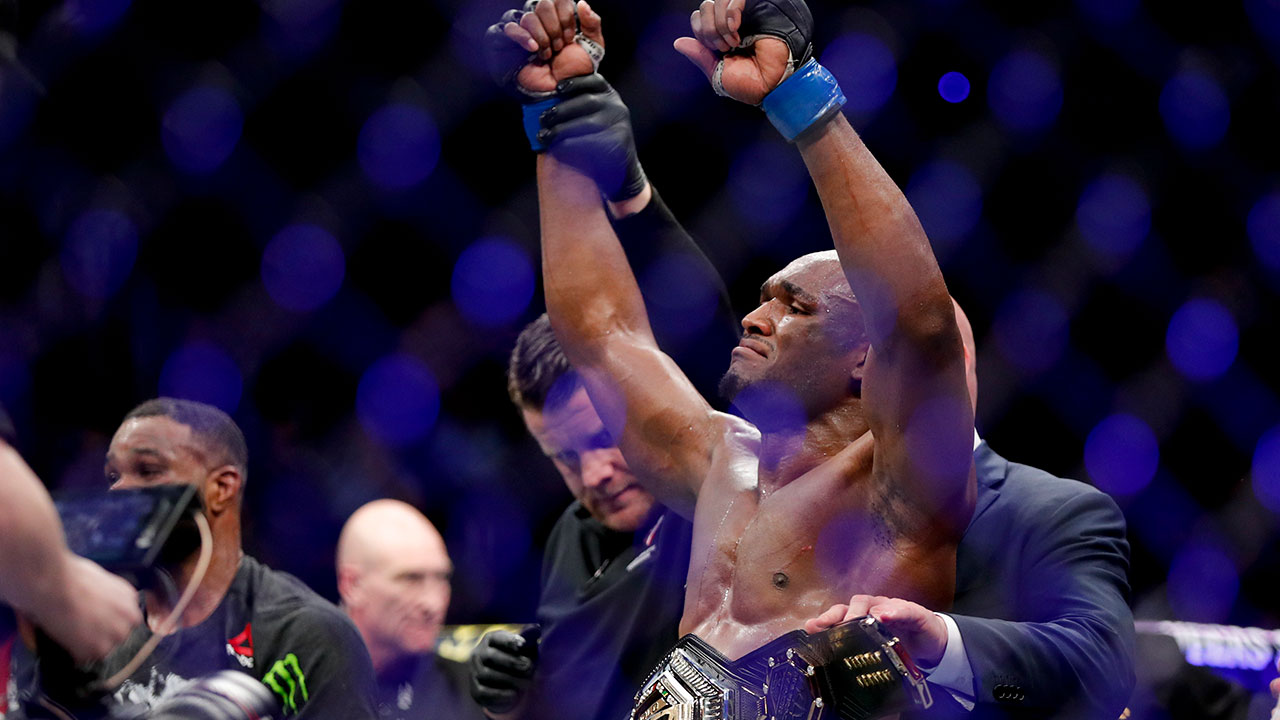 kamaru-usman-celebrates-ufc-235-win