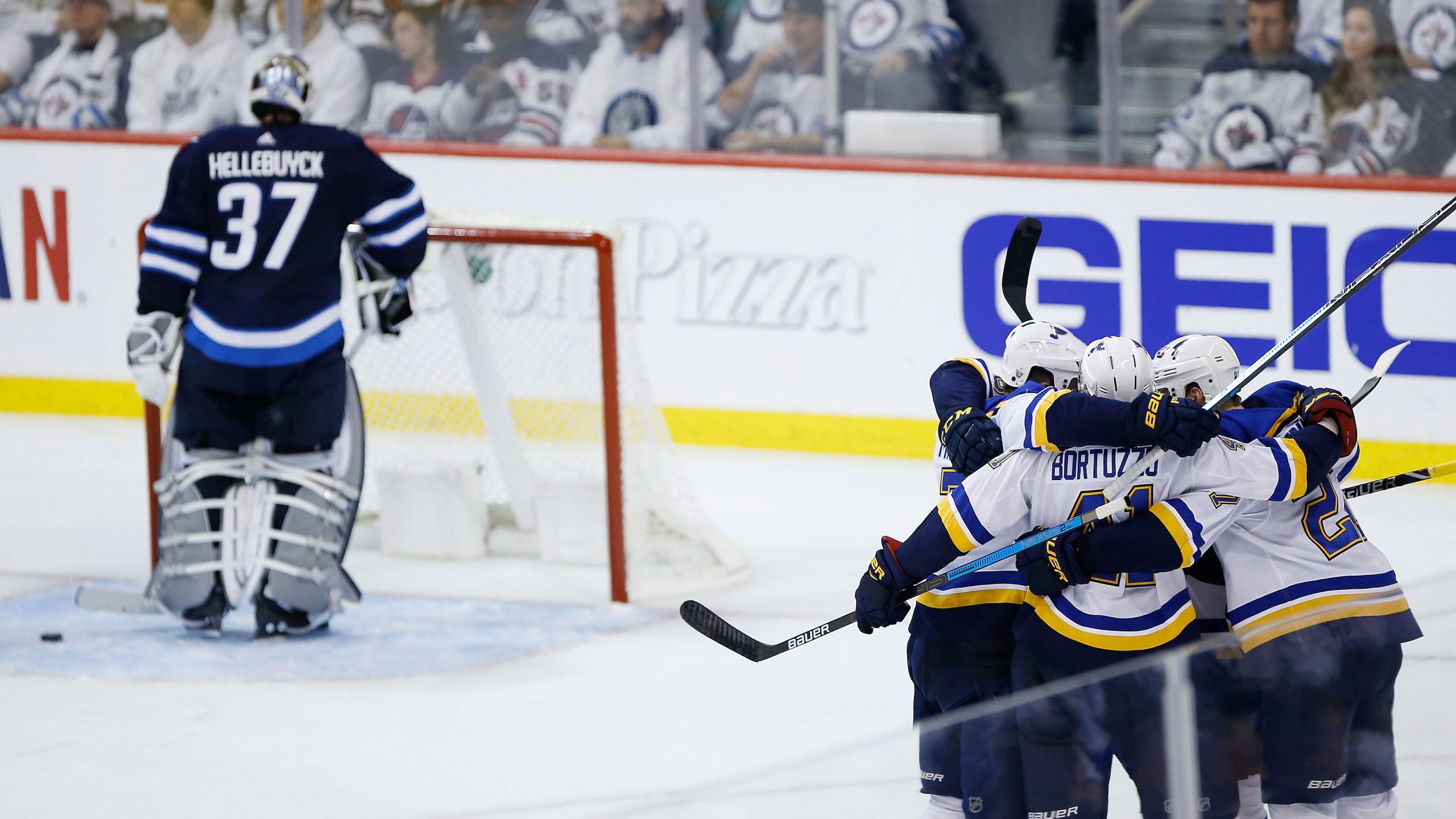 Blues Win Berube-Style, Even With Their Gloves On.