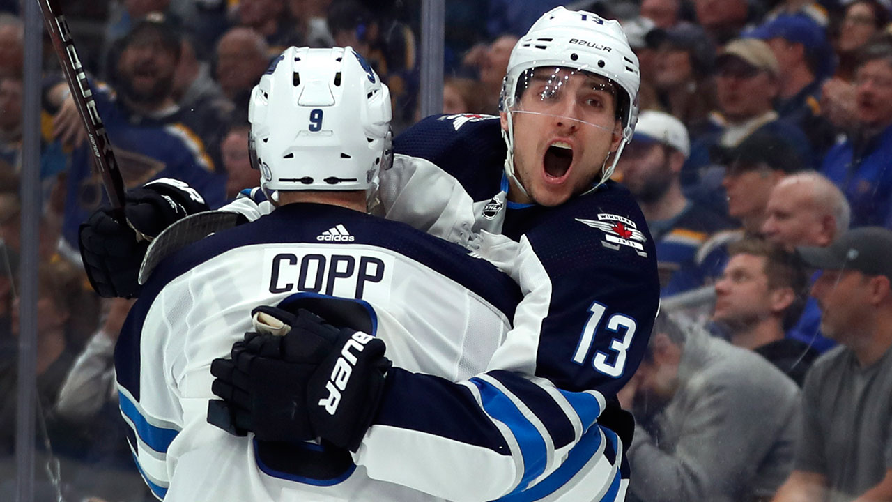 Laine, Connor lead Jets to Game 3 win over Blues -