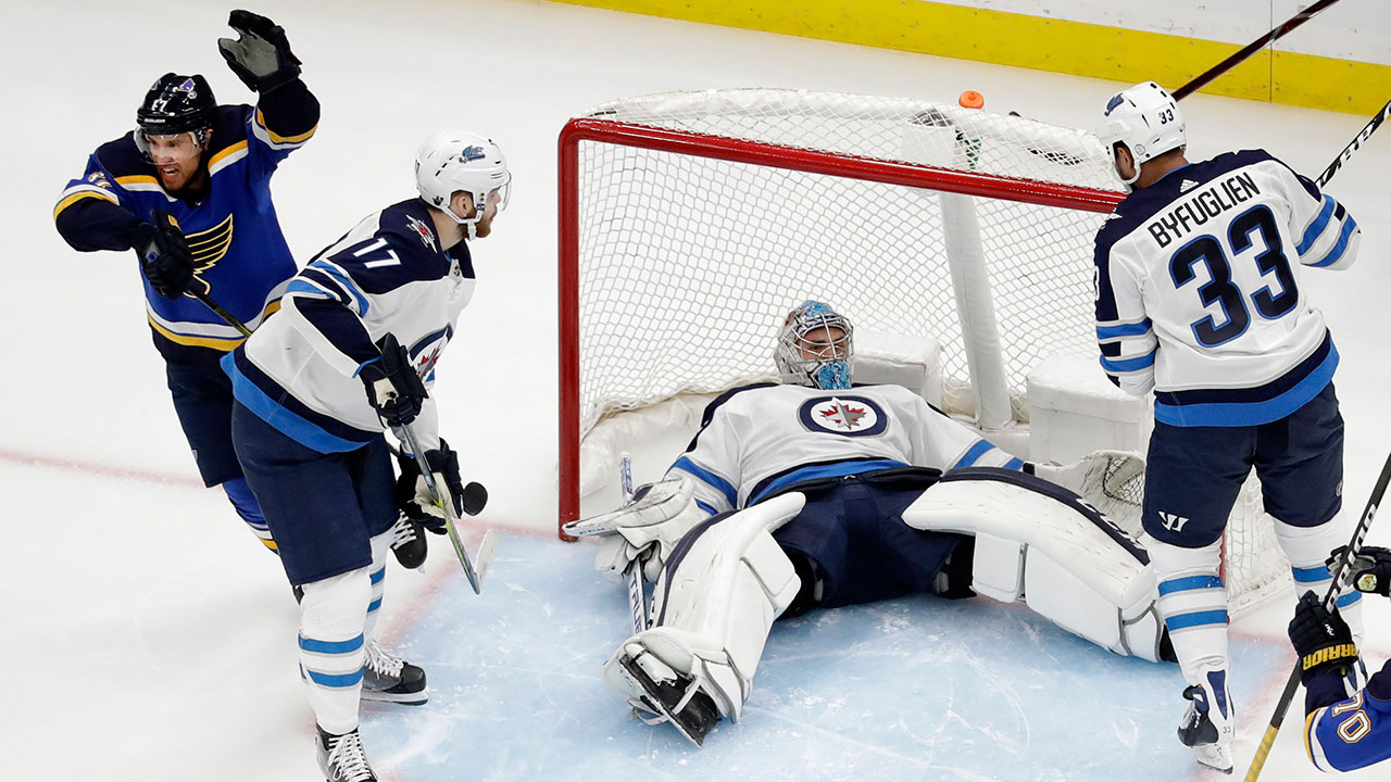 Blue bye-you. The Jets are eliminated as St. Louis continues to impress