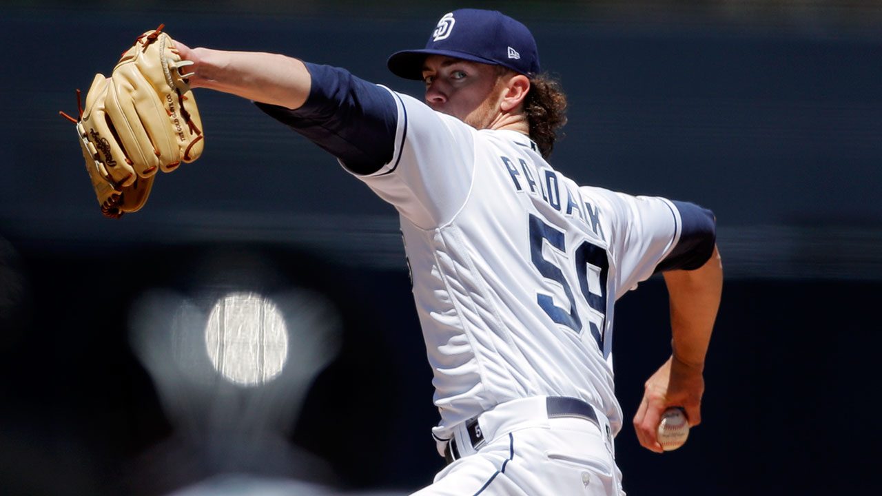 MLB-Padres-Paddack-throws-to-the-Mariners