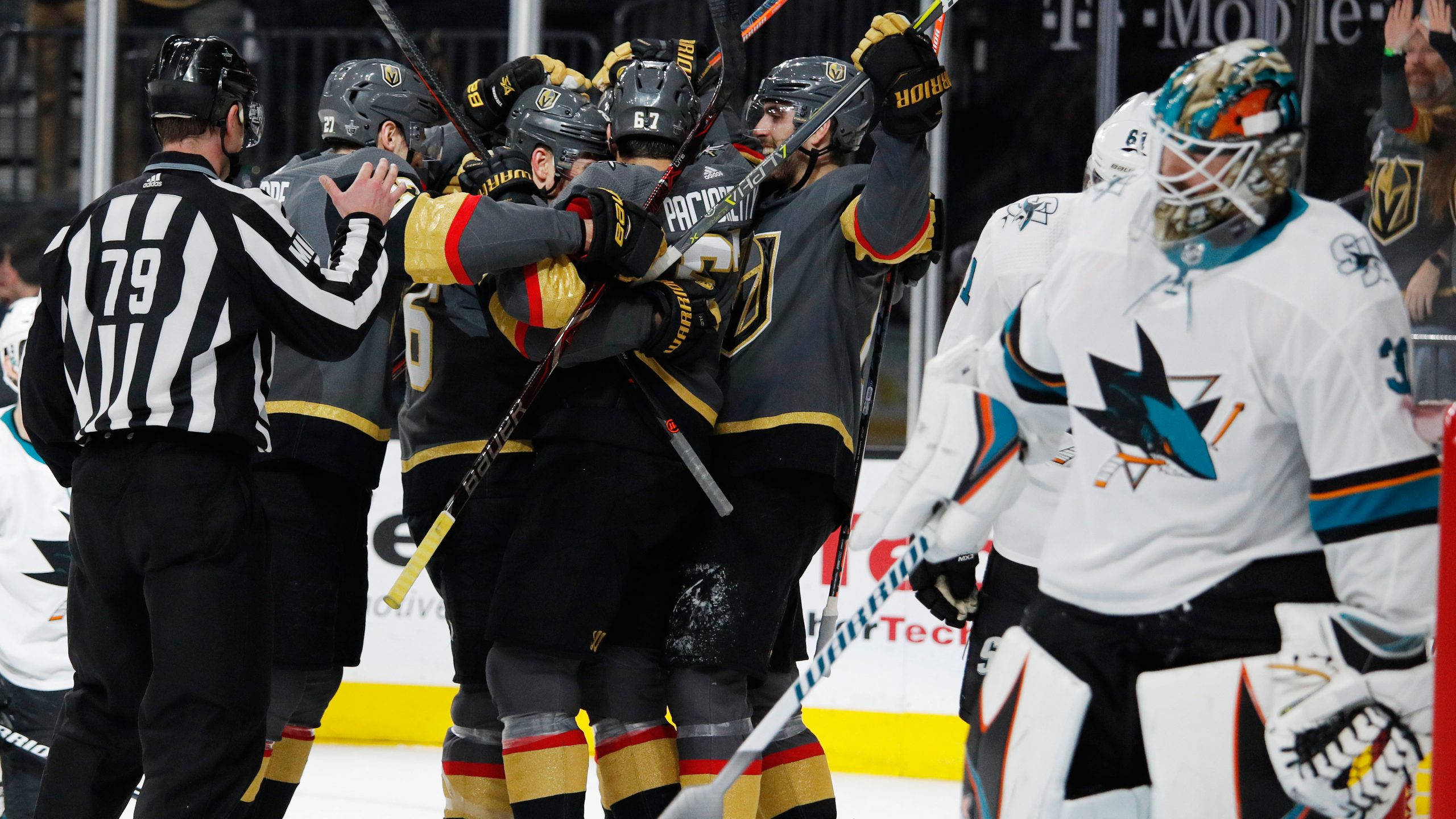 Golden Knights chase Martin Jones again in Game 4 