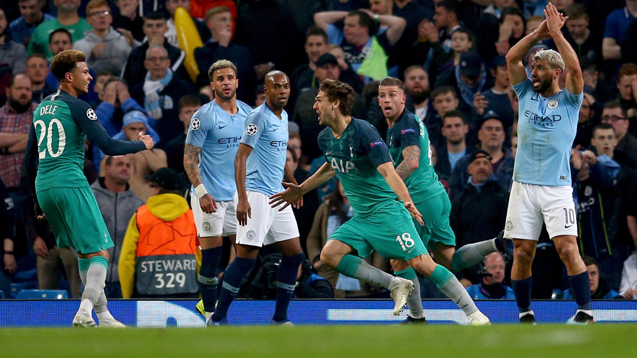 Champions League review Spurs, Man City battle in game of the ages