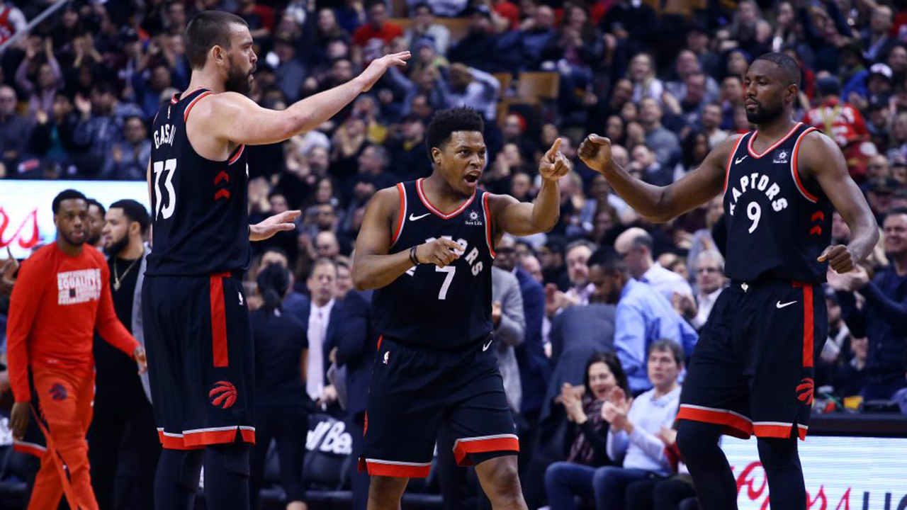 gasol-ibaka-lowry-celebrate