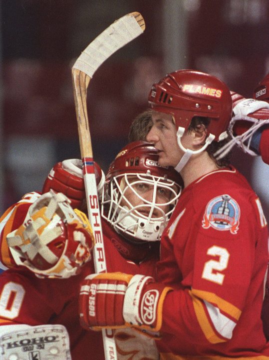 Doug Gilmour played 3 and a half seasons with the Flames, notching
